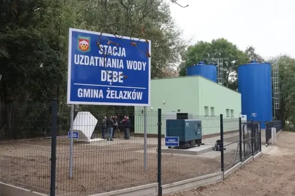 Nowoczesna stacja uzdatniania wody w Dębem po modernizacji – zakończono inwestycję