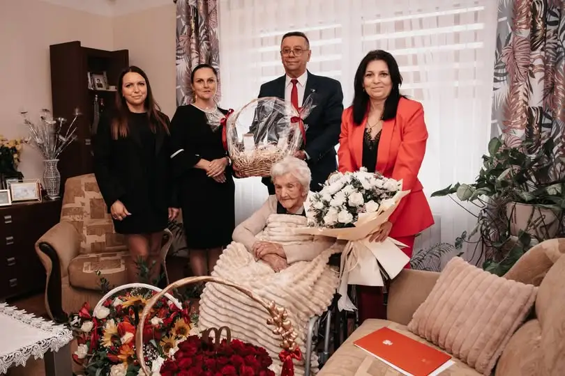 Pani Marianna Tułacz z Aleksandrii świętowała 100. urodziny