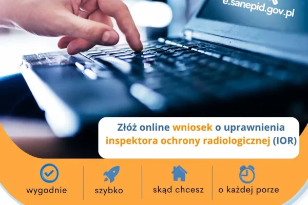 e-Sanepid: wniosek o uprawnienia inspektora ochrony radiologicznej online