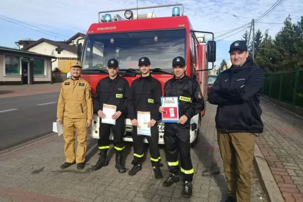 Trening reagowania na zagrożenia w gminie Godziesze Wielkie