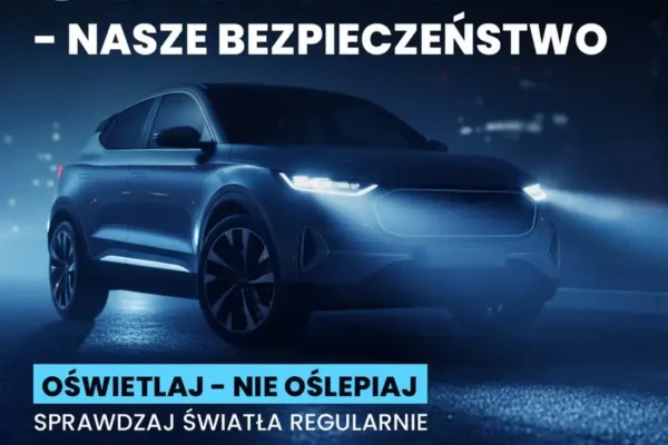Bezpłatne sprawdzenie świateł w Kaliszu – ruszyła kampania „Twoje światła – Nasze bezpieczeństwo”