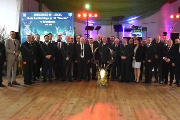 Koło Łowieckie „Szarak” w Brzezinach świętuje 80-lecie działalności