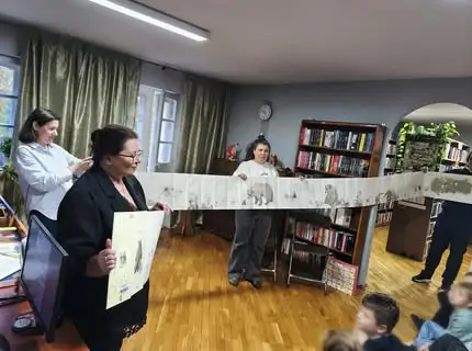 Czwartoklasiści odkrywali biblioteczne tajemnice w Filii nr 7 w Kaliszu