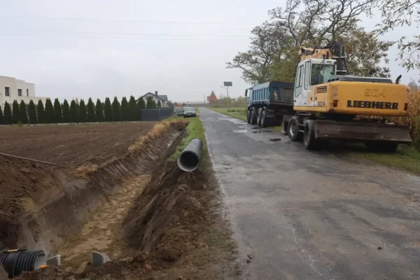 Przebudowa drogi gminnej nr 4726P w Jankowie – prace już trwają